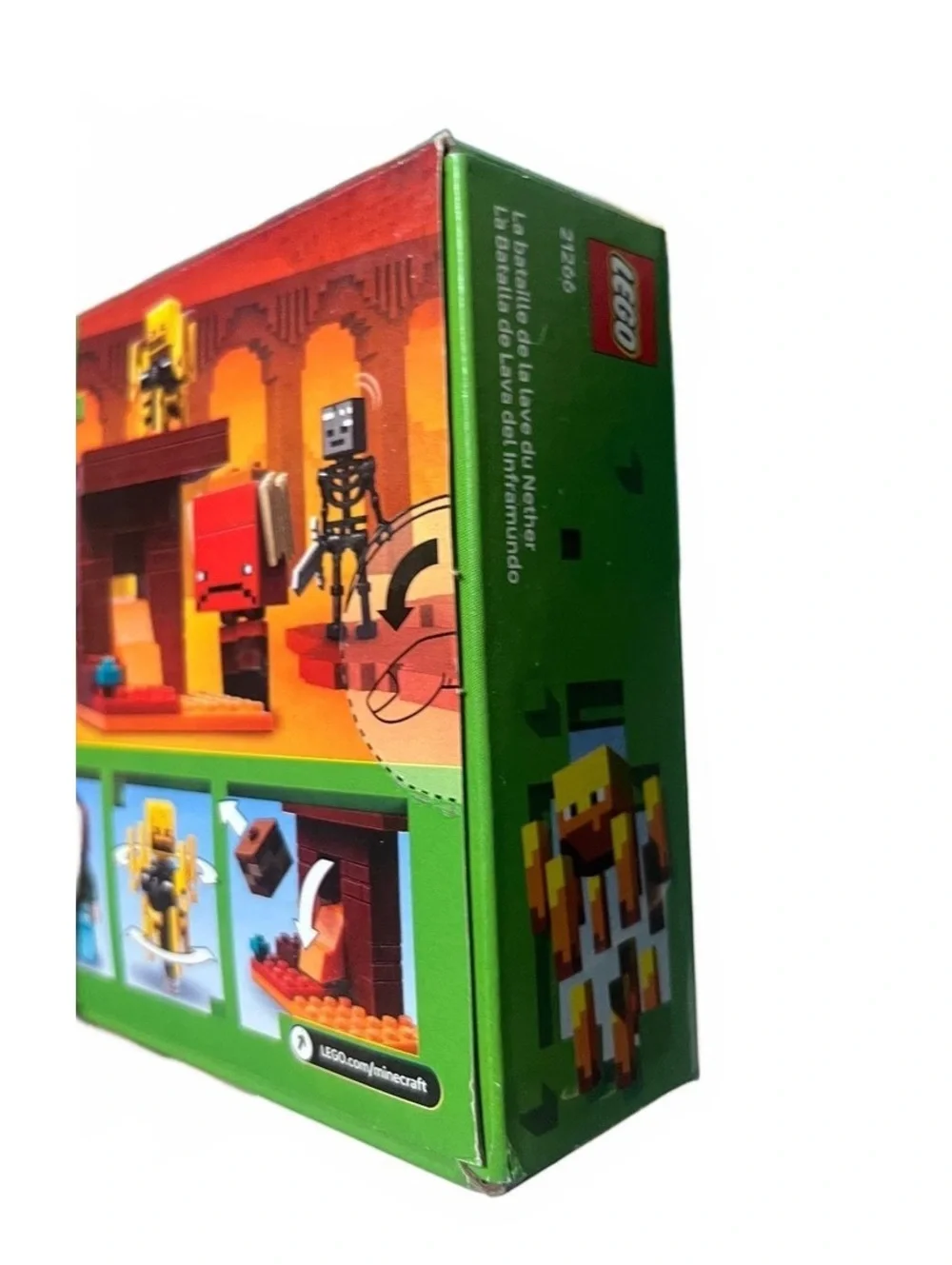 LEGO Minecraft 21266 The Nether Lava Battle Set New Sealed